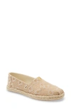 Toms Alpargata Slip-on In Natural/ White Fabric