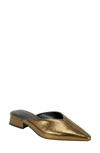 Marc Fisher Ltd Gilbert Mule In Bronze Leather