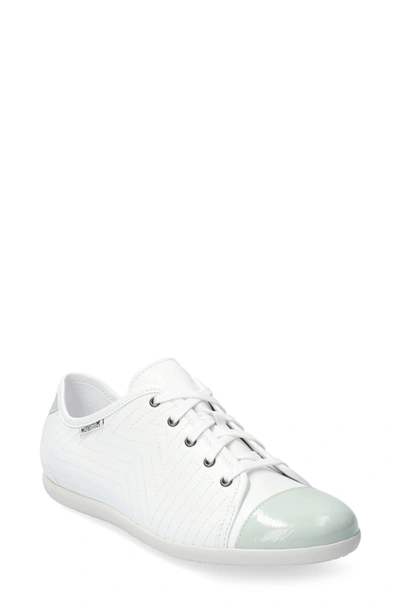 Mephisto Ketty Sneaker In White Smooth Leather