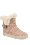 Journee Collection Sibby Faux Fur Lined Boot In Leopard