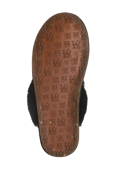 Australia Luxe Collective Genuine Shearling Mule Slipper In Black