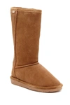 Bearpaw Emma Tall Genuine Sheepskin Lined Boot In Hickory-champagne