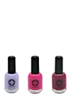 GLAMOUR STATUS 3-PIECE NAIL POLISH SET,704975476562