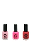 GLAMOUR STATUS 3-PIECE NAIL POLISH SET,704975476586