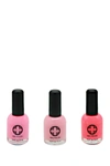 GLAMOUR STATUS 3-PIECE NAIL POLISH SET,704975497406