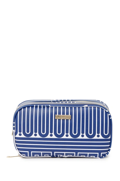 Trina Turk Geometric Print Double Zip Brush Case