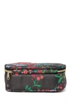 TRINA TURK FLORAL PRINT DOUBLE ZIP BRUSH CASE,4890808231661