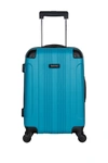 Kenneth Cole Reaction 20" Lightweight Hardside 4-wheel Spinner Carry-on Luggage In Teal