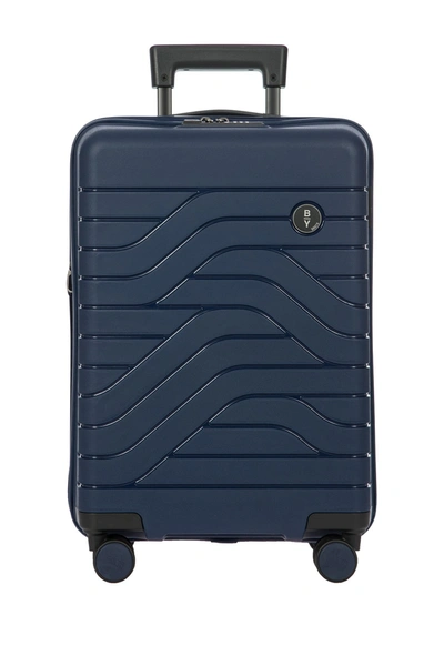 Bric's Luggage 21" Expandable Carry-on Spinner In Ocean Blue