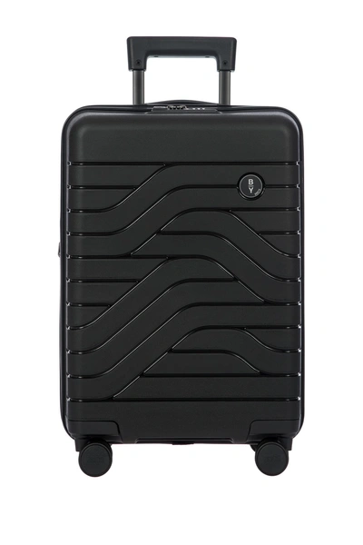 Bric's Luggage 21" Expandable Carry-on Spinner In Black