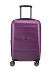 Delsey Comete 22" Expansion Carry-on Spinner Suitcase In Plum