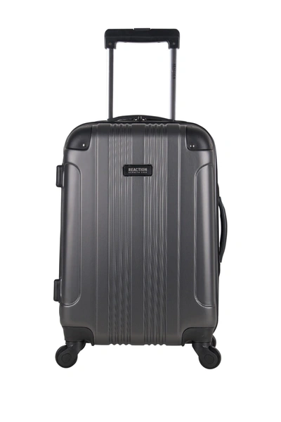 Kenneth Cole Reaction Out Of Bounds 20" Lightweight Hardside 4-wheel Spinner Carry-on Luggage In Gray