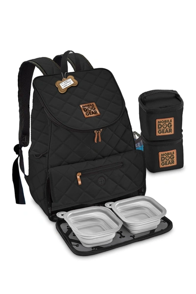 Mobile Dog Gear Weekend Backpack In Black
