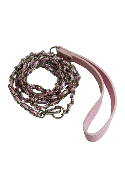 Dogs Of Glamour Classic Coco Collar & Leash In Pink