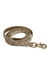 DOGS OF GLAMOUR EVELYN LUXURY LEASH BEIGE,767843378320