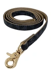 DOGS OF GLAMOUR EVELYN LUXURY LEASH BLUE,767843378269