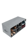 Sorbus Grey Shoe Bin