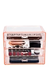 Sorbus Pink Makeup & Jewelry Storage Case Display In Pink/ Pink