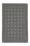 Linum Home Sinemis Circle Design Bath Mat In Dark Grey