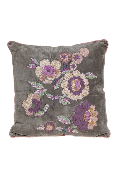 Parkland Collection Penelope Transitional Beige Pillow Cover With Poly Insert In Beige