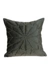Parkland Collection Lolu Transitional Pillow In Grey