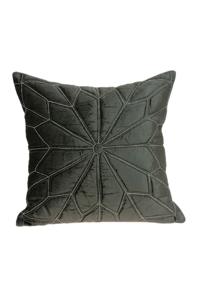 Parkland Collection Lolu Transitional Pillow In Grey