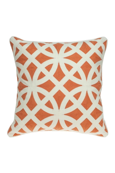 Parkland Collection Chano Transitional Pillow In Orange