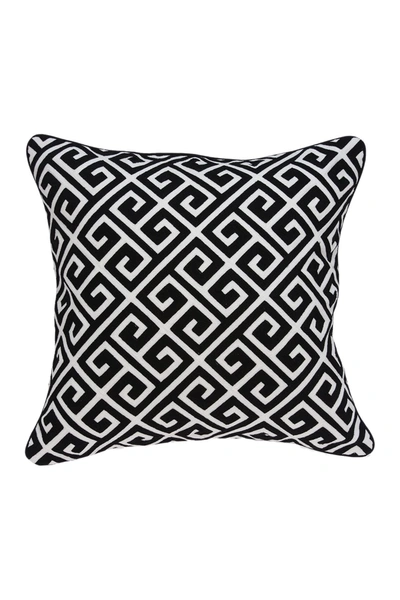 Parkland Collection Cameo Transitional Pillow In Black