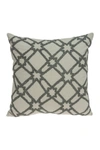 Parkland Collection Cora Transitional Pillow In Beige