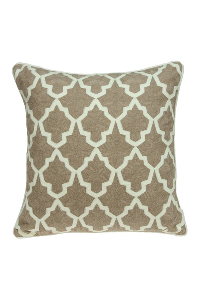Parkland Collection Canita Transitional Pillow In Beige