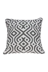 Parkland Collection Vega Traditional Pillow In Grey