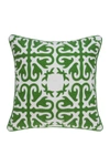 Parkland Collection Ceti Traditional Pillow In Green