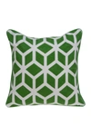 Parkland Collection Panna Transitional Pillow In Green