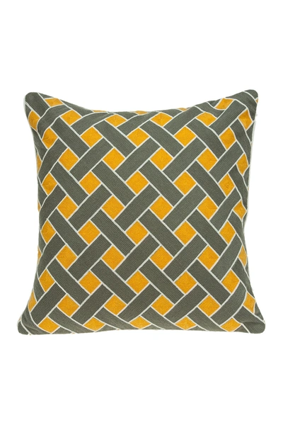 Parkland Collection Kain Transitional Pillow In Grey