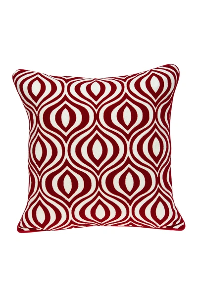 Parkland Collection Altia Transitional Pillow In Red