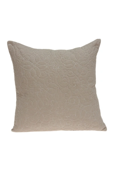 Parkland Collection Yogi Transitional Pillow In Tan