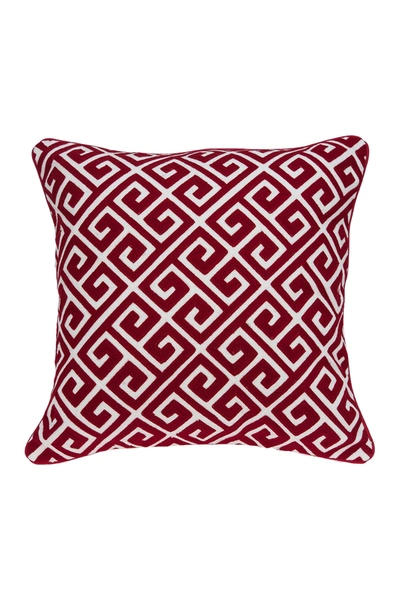 Parkland Collection Trix Transitional Pillow In Red