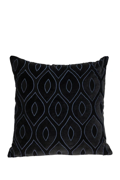 Parkland Collection Crimson Charcoal Throw Pillow