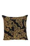 Parkland Collection Mertha Black Throw Pillow In Black