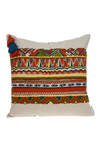 Parkland Collection Zelda Bohemian Pillow In Multicolor