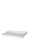 R16 Home Mimosa White Rectangle Tray In White