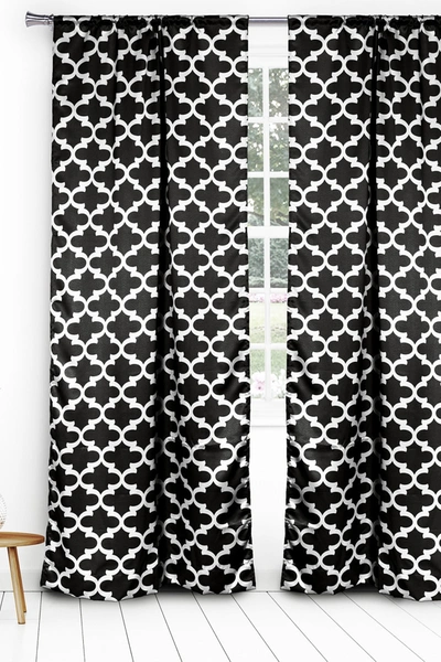 Duck River Textile L'kyra Geometric Blackout Curtain Set