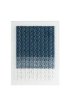 VENUS WILLIAMS RECTANGULAR BLUE AND WHITE ACRYLIC SHADOW BOX WALL ART,758647391318