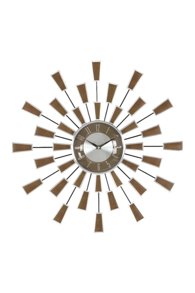 Willow Row Multi Modern Sunburst Wall Clock