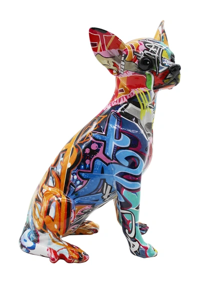 Interior Illusions Plus Street Art Chihuahua 10.25 Tall In Multicolor