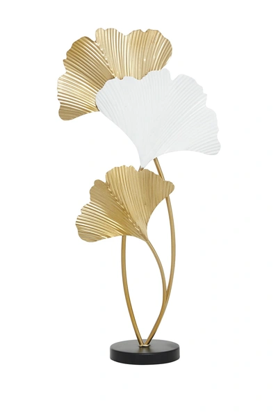 Willow Row White Metal Modern Sculpture