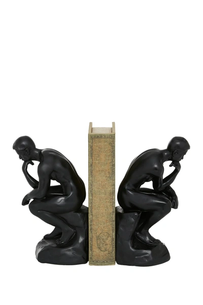 Venus Williams Black Polystone Meditative Bookends
