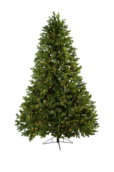 Nearly Natural 7.5' Royal Grand Christmas Tree W/clear Lights In Green