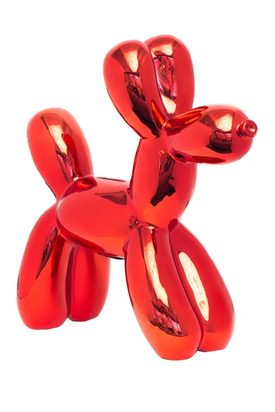 Interior Illusions Plus Red Balloon Dog Bank