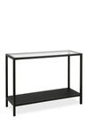 ADDISON AND LANE RIGAN 36" BLACKENED BRONZE CONSOLE TABLE,810325031081